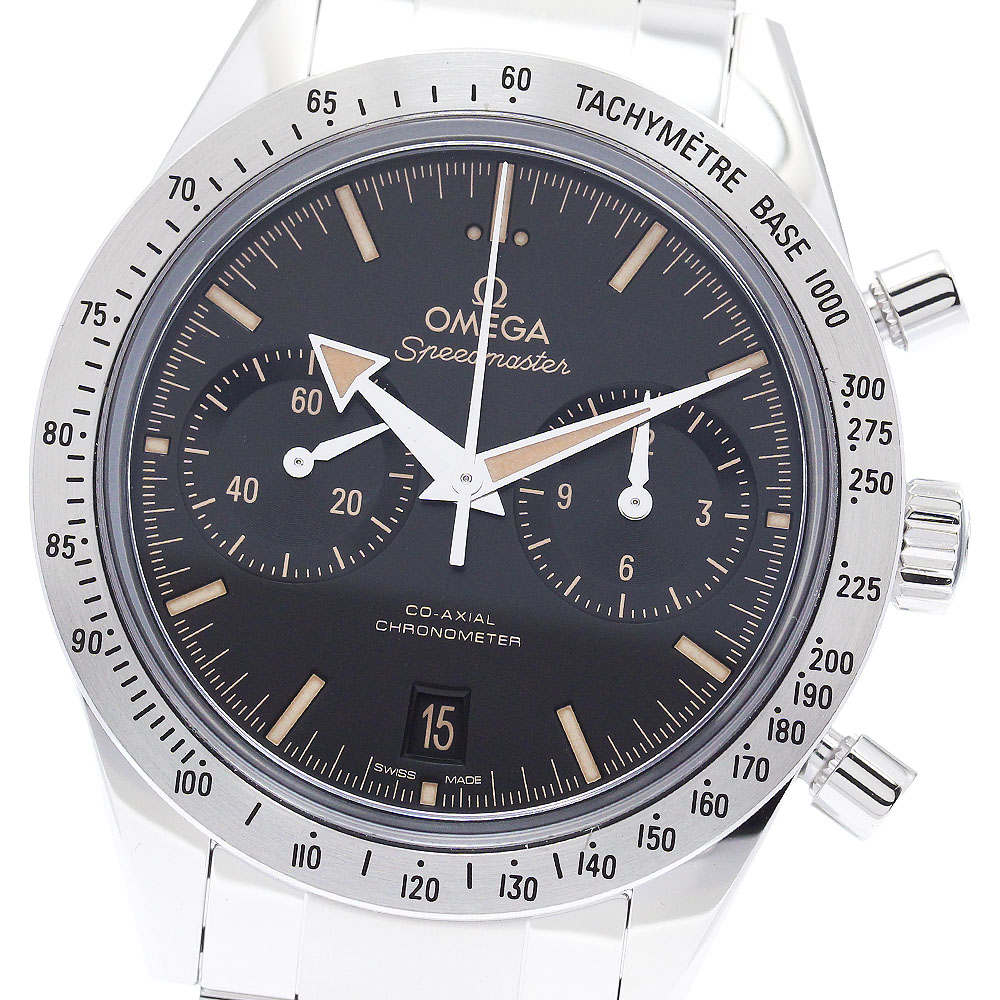 オメガ OMEGA 331.10.42.51.01.002 スピードマスター57 クロノグラフ デイト 自動巻き メンズ 良品 _884337【中古】 294,660円