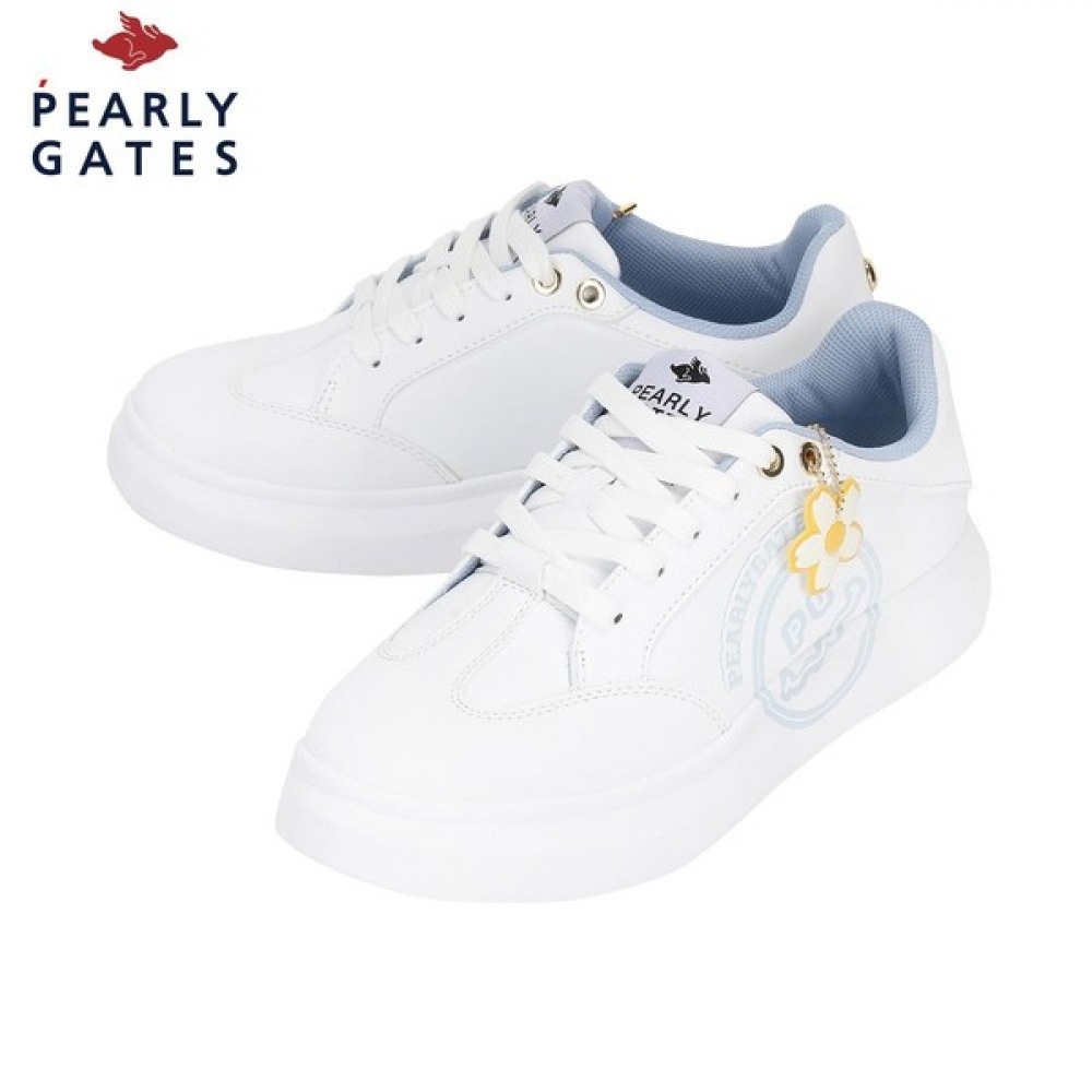 [パリゲイツ] レディースノンスパイクスマイルゴルフシューズ&キーリング