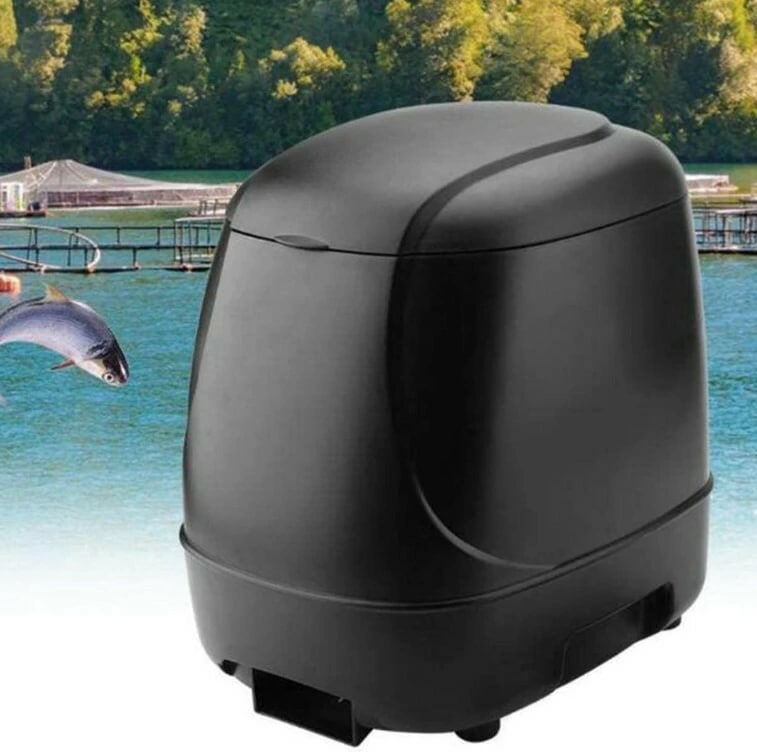 お买い得 10L自動養魚機自動タイミング鯉飼育機屋外大容量池養魚池養殖場給餌器 魚自動給餌器