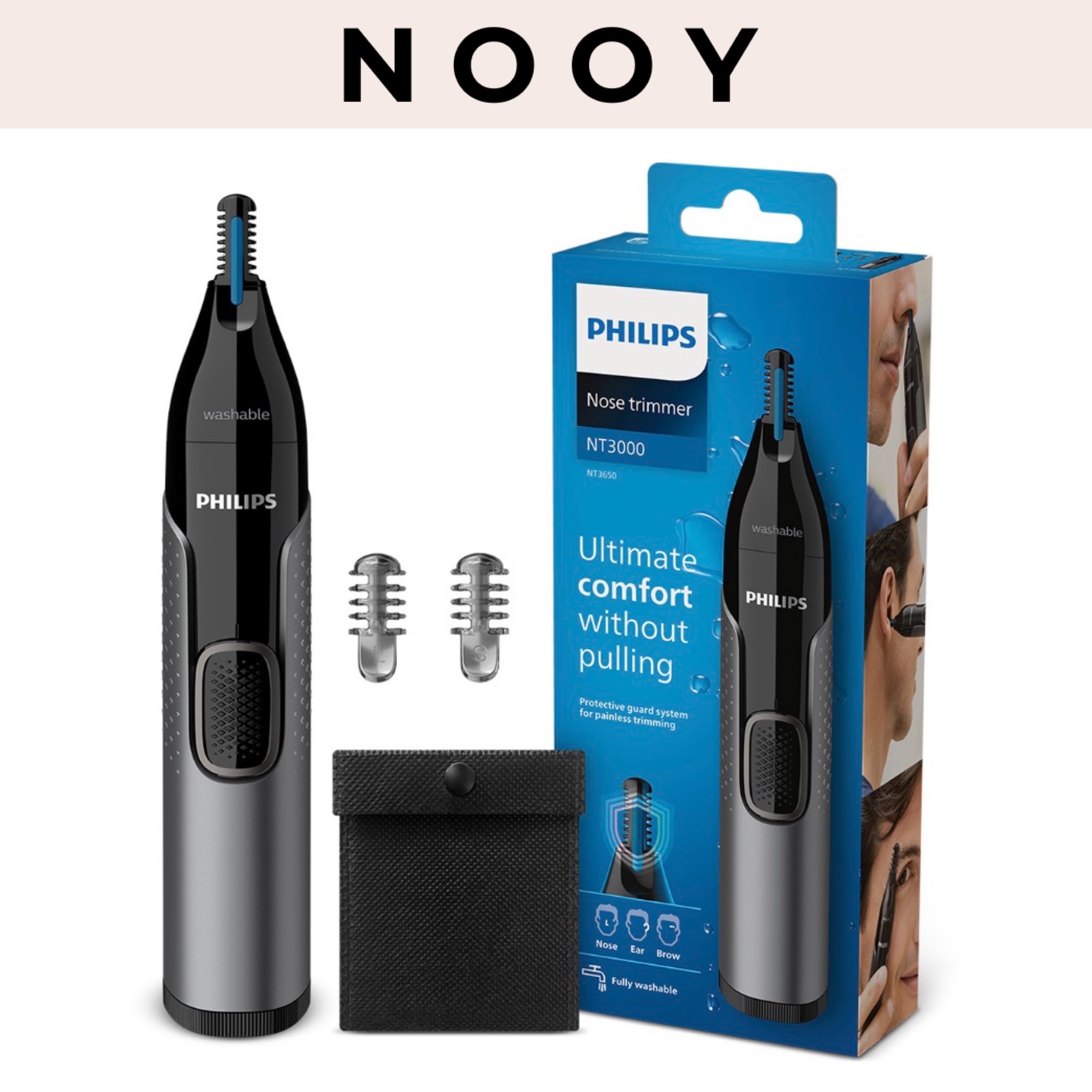 ノーズエチケットカッター NT3650/16 (鼻毛眉毛耳毛用) 眉用防水洗浄対応エチケットカッター鼻毛カッター