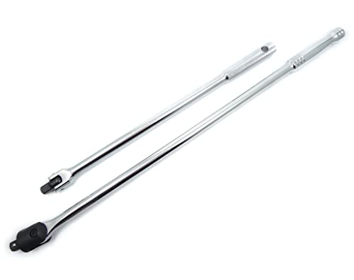 ロングスピンナーハンドル ブレイカーバー 450mm 640mm セット ホイールレンチ 1/2 タ