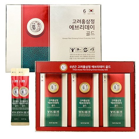 豊年宝鑑高麗紅参亭 エブリデーゴールド 10g x80P / 6年根/健康/免疫力/紅参亭