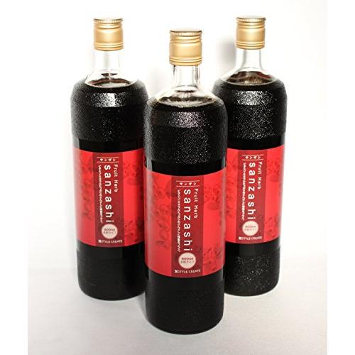 さんざし ドリンク サンザシドリンク フルーツハーブ 900ml 3本セット正規品 希釈タイプ