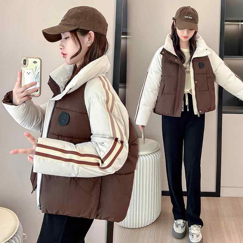 秋服 レディース ファッション オシャレ カワイイ シンプル 大人カワイイ 大きいサイズ 女子 コート 韓国スタイル コットンコート カレッジ ダウン 厚手