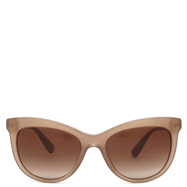 ミュウミュウ MIU MIU サングラス バタフライシェイプ 5419 プラスチック ピンクベージュ ゴールド金具 ブラウンレンズ SMU08U 【箱】【中古】