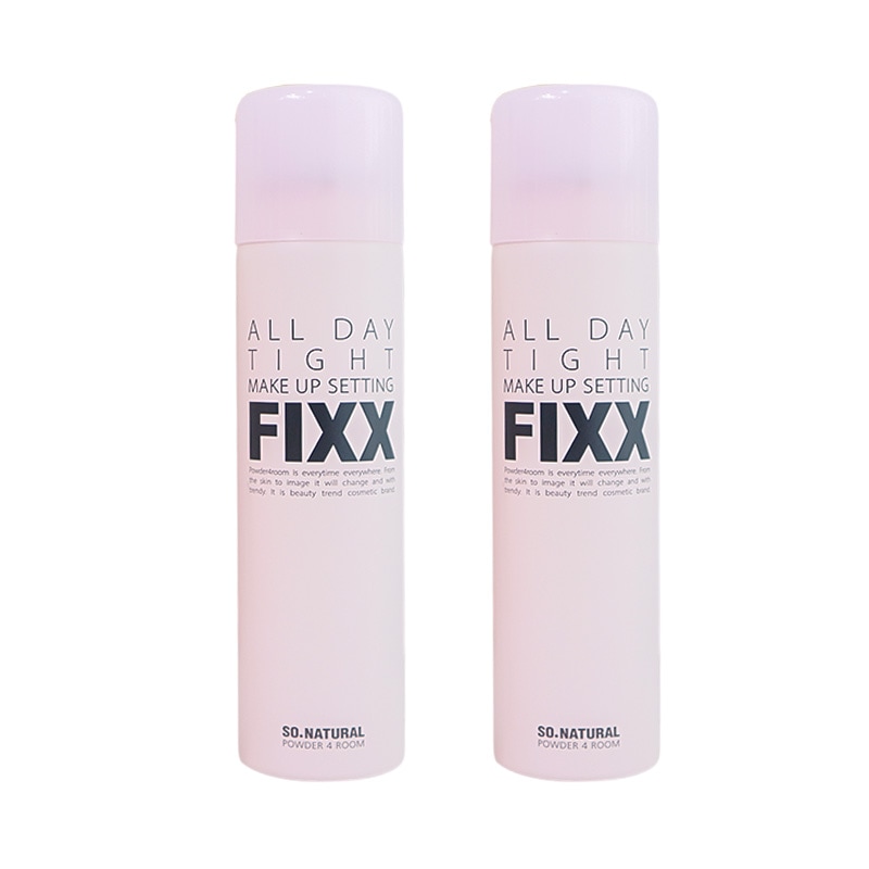 【大容量/2個セット】オールデイメイクフィクサー 120ml+120ml / 霧噴射缶タイプ/メイクキープミスト/スキンケア ミストフィクサー メイク仕上げ デイリー 万能フィクサー 密着