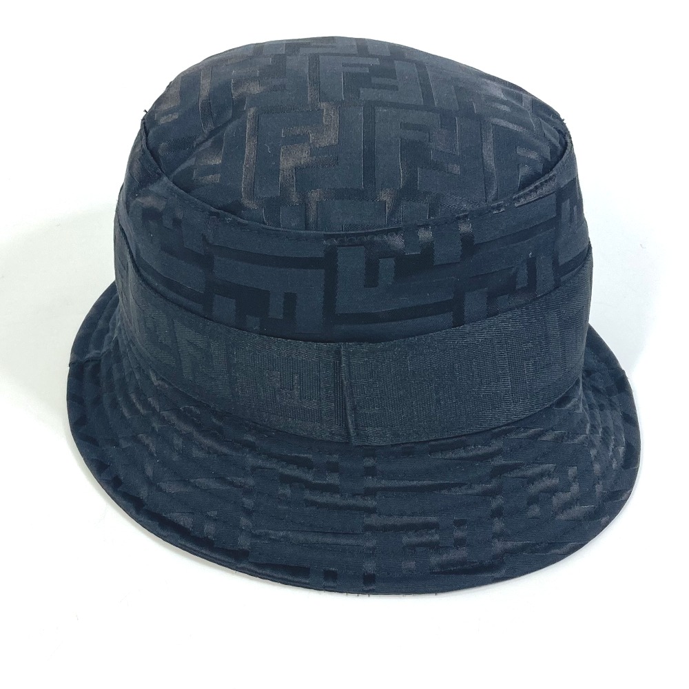 ハット バケットハット ズッカ FF 帽子 ナイロン ブラック