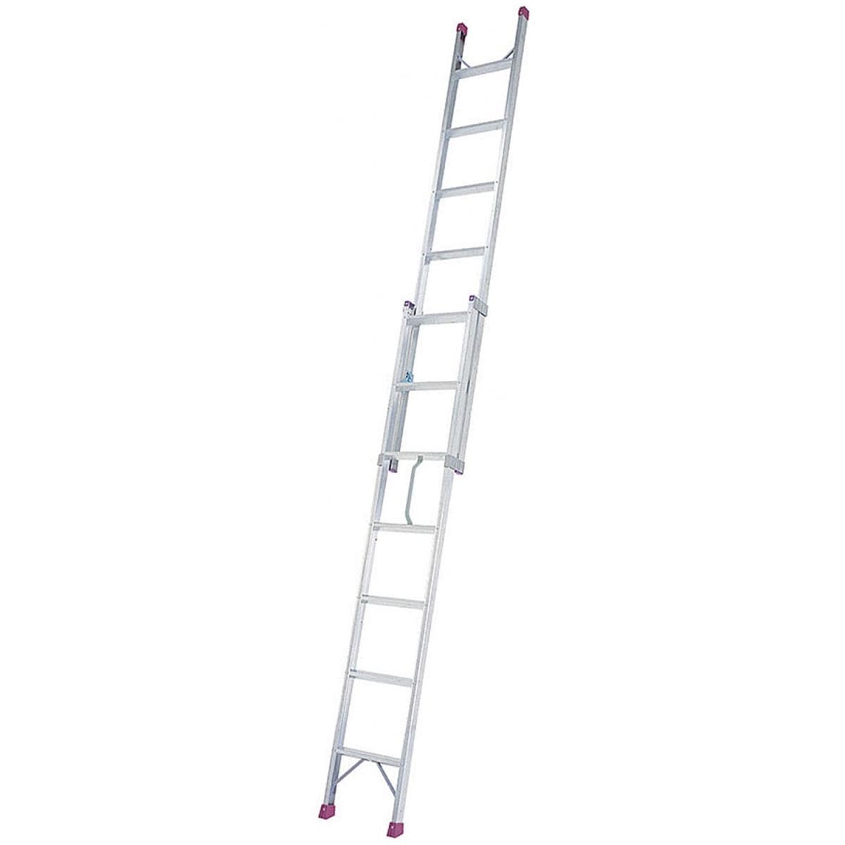 【I】ALINCO アルインコ 2連はしご ANP-40F ハンディロック式 はしご 梯子 アルミ 軽量 伸縮はしご 脚立【個人宅配可】【代引不可/北海道・沖縄・離島不可】