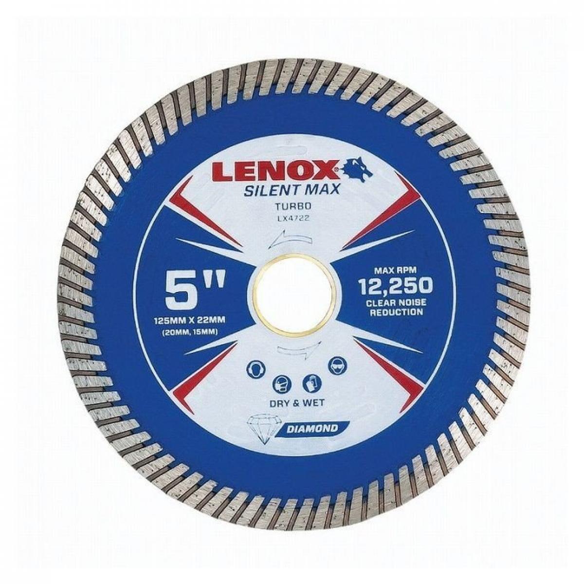 LENOX 静音 ダイヤモンドホイール サイレントマックス ターボ 125mm LX4722 レノックス 4,870円