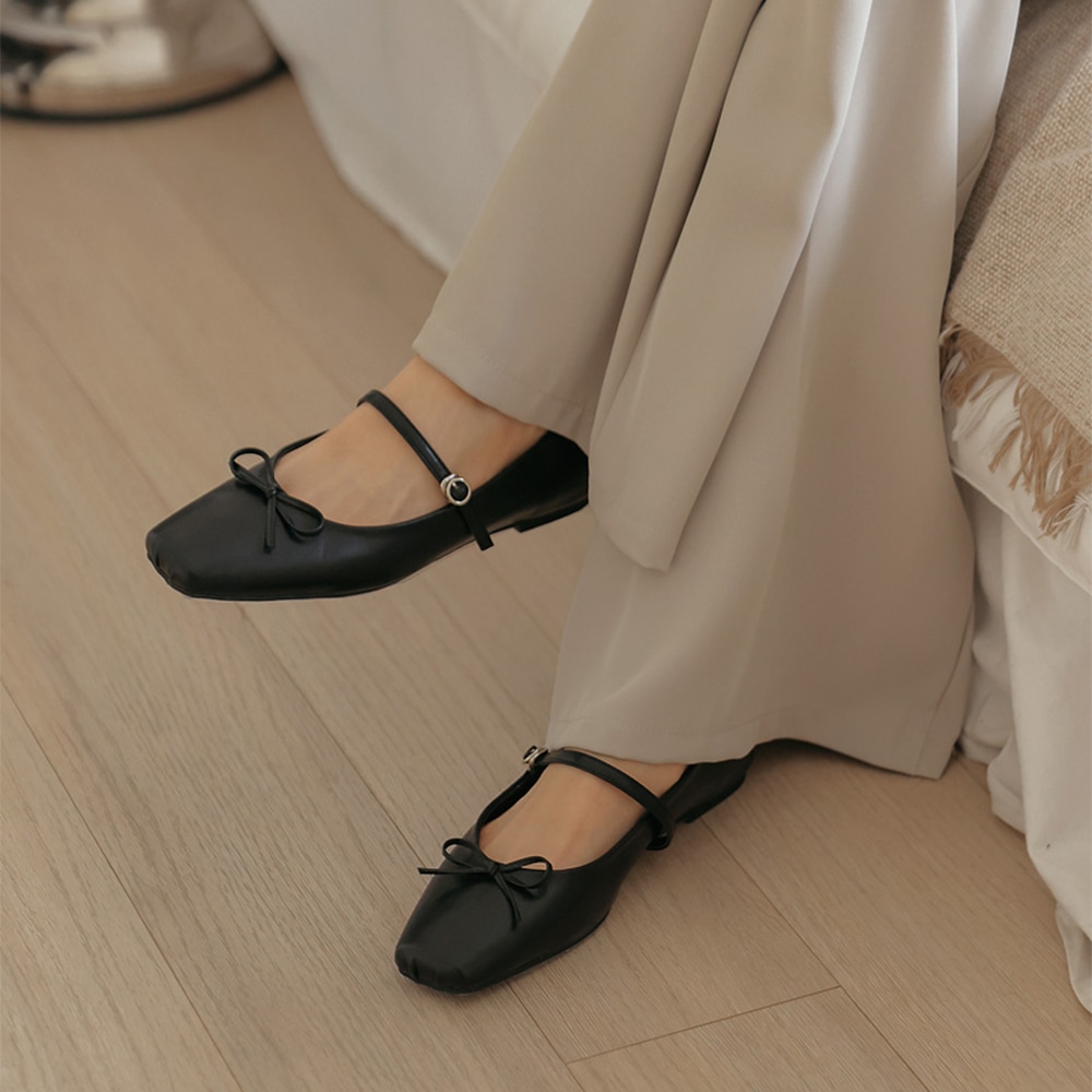 センティアリボンメリージェーンフラットシューズ 11,235円