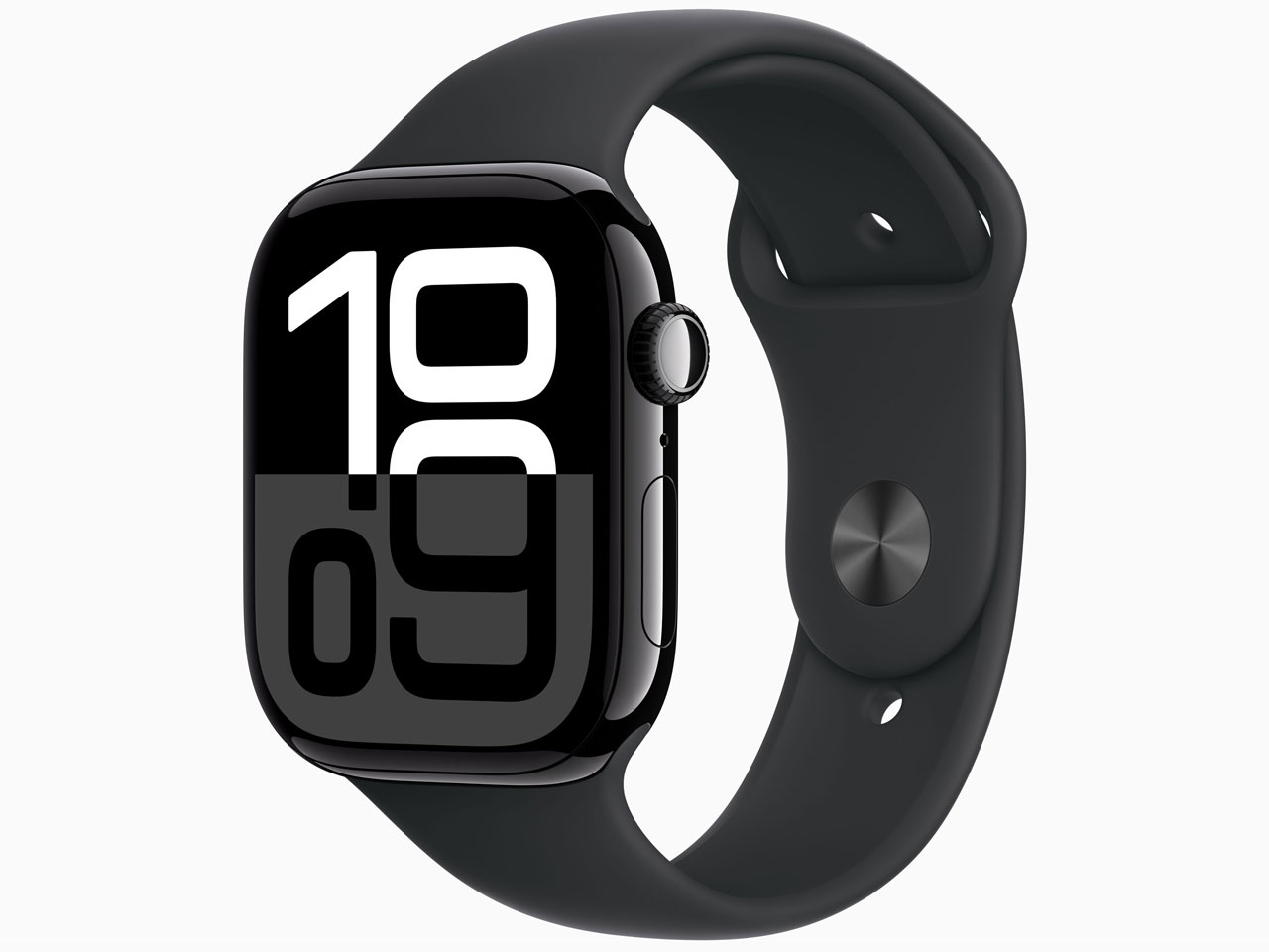 Apple Watch Series 10 GPS+Cellularモデル 46mm MWY43J/A [ジェットブラック・ブラックスポーツバンド M/L]