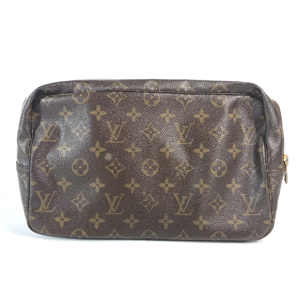 化粧ポーチ M47522 トゥルーストワレット28 モノグラム メイクポーチ 化粧ポーチ モノグラムキャンバス ブラウン