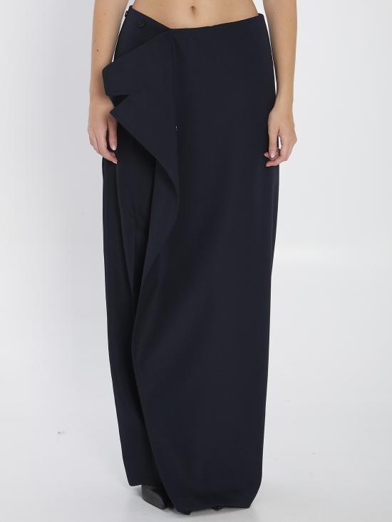 JEAN PAUL GAULTIER Women Straight Pants W TR035 BLUE