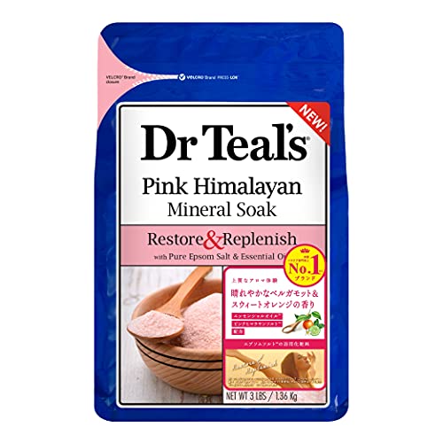 Dr Teals(ティールズ) エプソムソルト ベルガモット&スウィートオレンジの香リ 入浴剤 バスソルト 大容量 1.36キログラム (x 1)