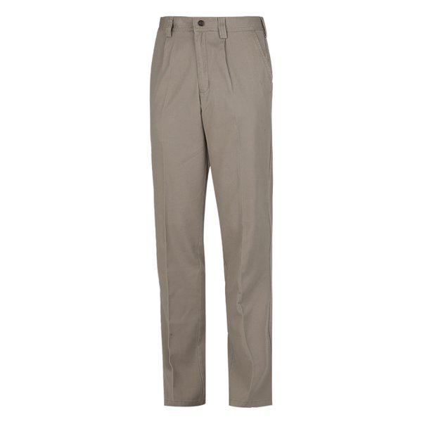 メンズ ワンタック リンクルフリー ストレートフィット コットンパンツ LV-PTA-HW246-ベージュ