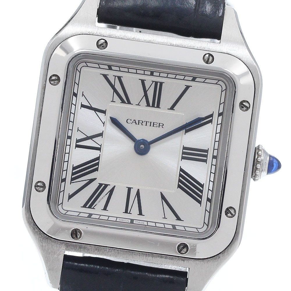 カルティエ CARTIER WSSA0023 サントスデュモン SM クォーツ レディース 保証書付き_958807【中古】