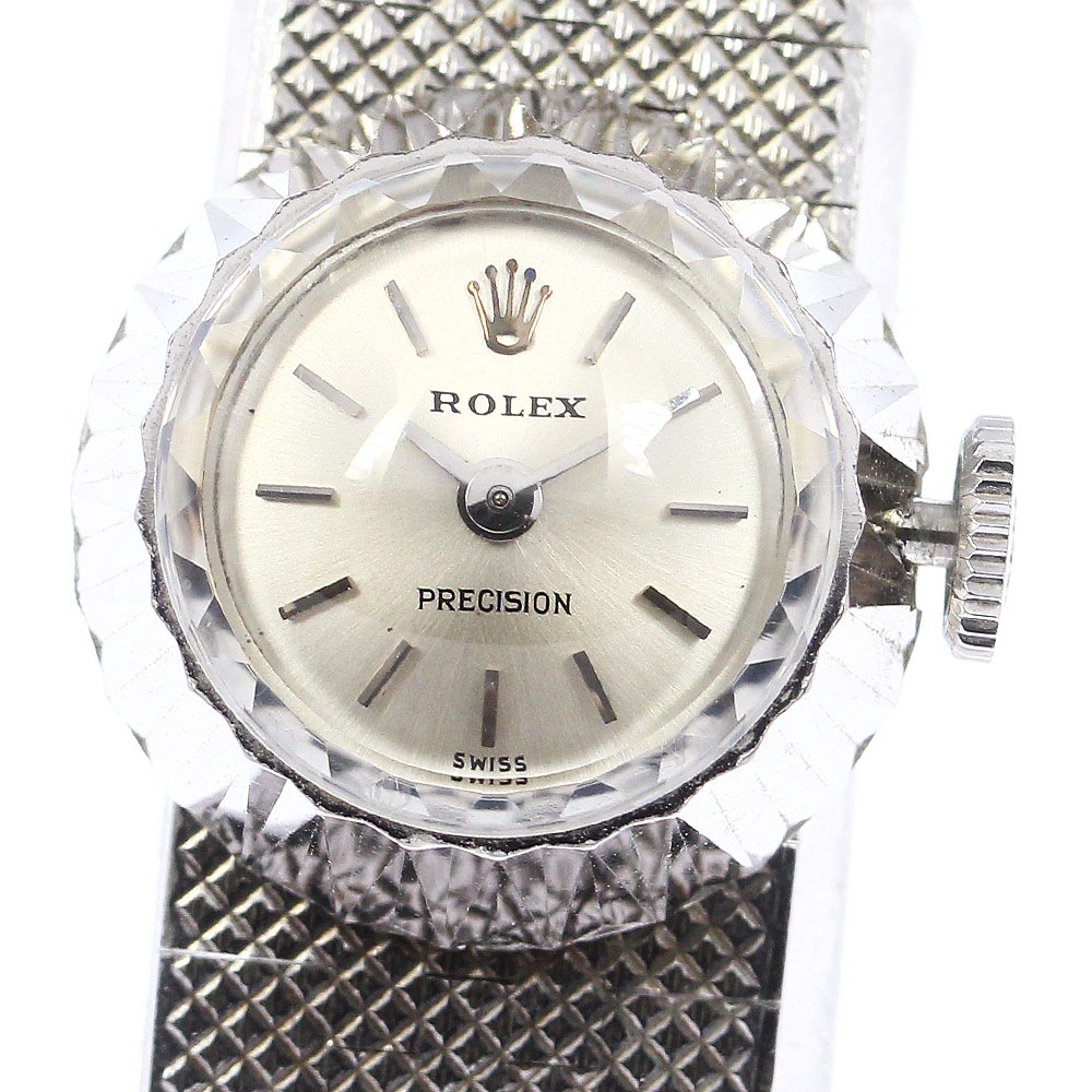 ロレックス ROLEX 2025 プレシジョン K18WG cal.1400 手巻き レディース _764833【中古】 185,450円