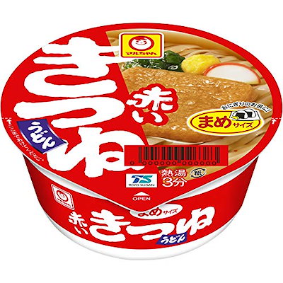 他サイト： 東洋水産 赤いきつね マルちゃん 赤いまめきつねうどん 41g×12個 (ミニサイズ)の商品画像
