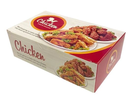 持ち帰り用チキンボックス(200枚 /大/一羽用)　 200*120*73　韓サイ　包装 フライドチキン ヤンニョムチキン　치킨박스 한마리용