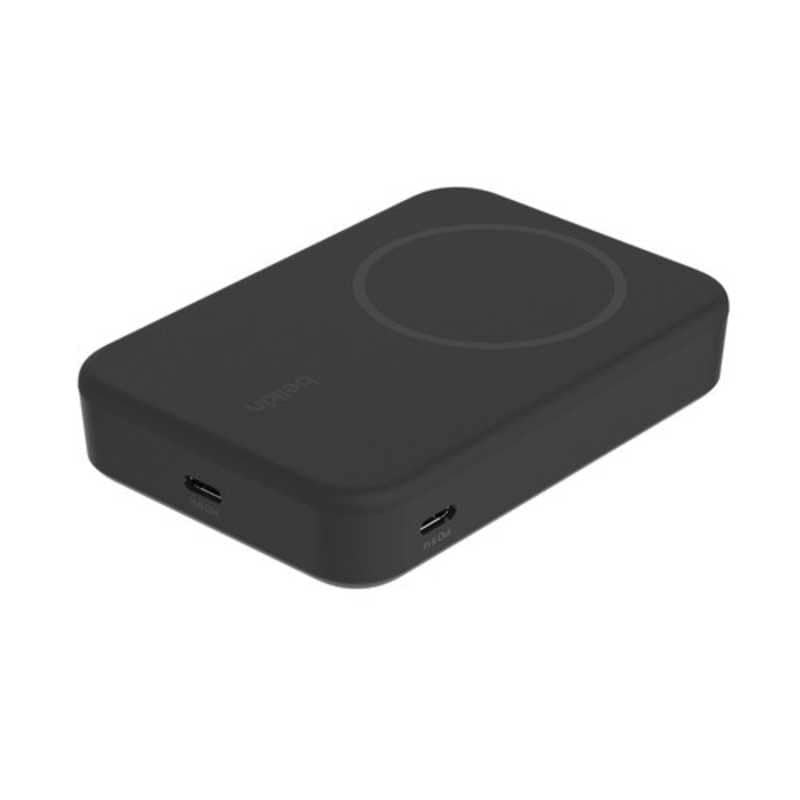 BELKIN　Qi2 モバイルバッテリー 10000mAh 15W ＋ スタンド ブラック ［USB Power Delivery・Quick Charge対応 /1ポート］　BPD008BTBK