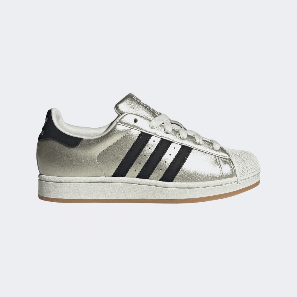 アディダス スーパー スター II HQ2691-ALUMIN/CBLACK/GUM3