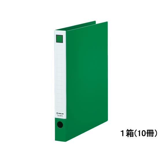 レバーリングファイル A4タテ 背幅33mm 緑 10冊 キングジム 6672-G 4,805円