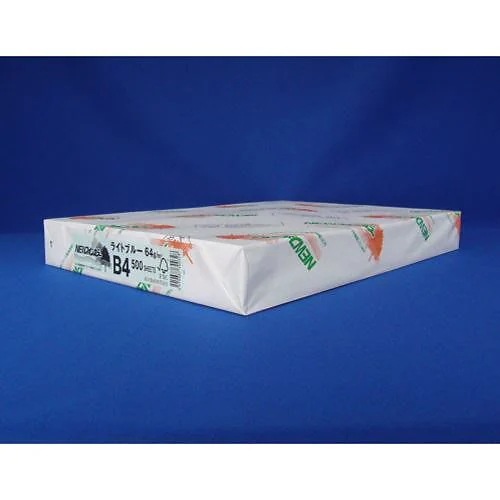 （まとめ買い）文運堂 NEWファインカラー B4判 500枚入 NEWﾌｧｲﾝｶﾗｰB4ﾗｲﾄﾌﾞﾙｰ 00072947 [x3]