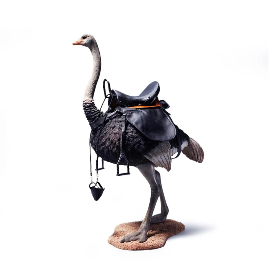 JXK 1/6 サイズ ダチョウ ペット 動物 リアル フィギュア PVC 樹脂 プラモデル プレミアム おもちゃ 模型 37cm オリジナル スタチュー 誕生日 プレゼント 置物