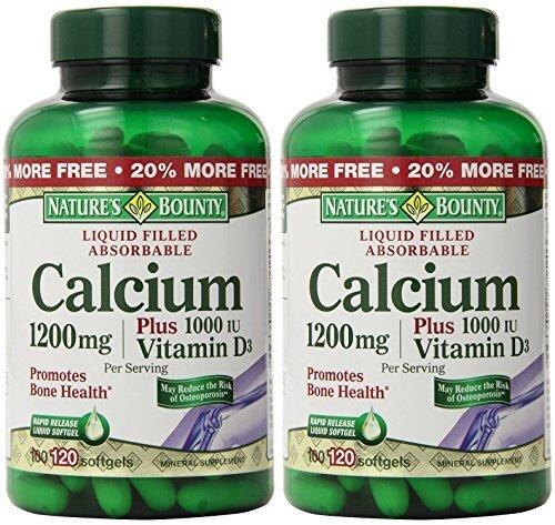 Nature s Bounty Calcium 1200 Mg. Plus Vitamin D3， 5,051円