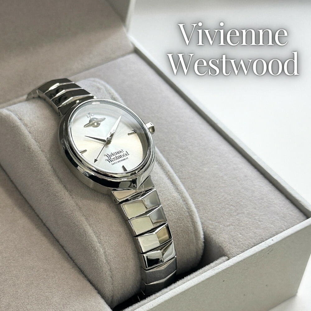 ヴィヴィアン ウエストウッド 腕時計 レディース ブランド アーマー シルバー かわいい おしゃれ シンプル レディース腕時計 ブランド腕時計 女性 カジュアル ビジネス クオーツ ウォッチ お礼 贈