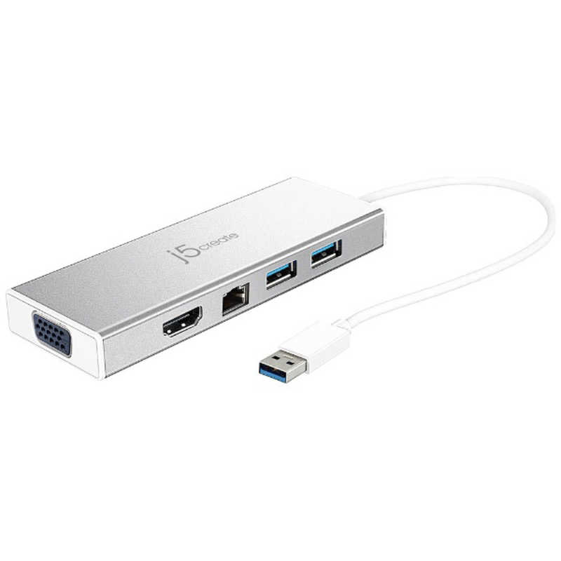 J5　[USB-A VGA/HDMI/LAN/USB-Ax2]3.0変換アダプタ　JUD380 7,800円