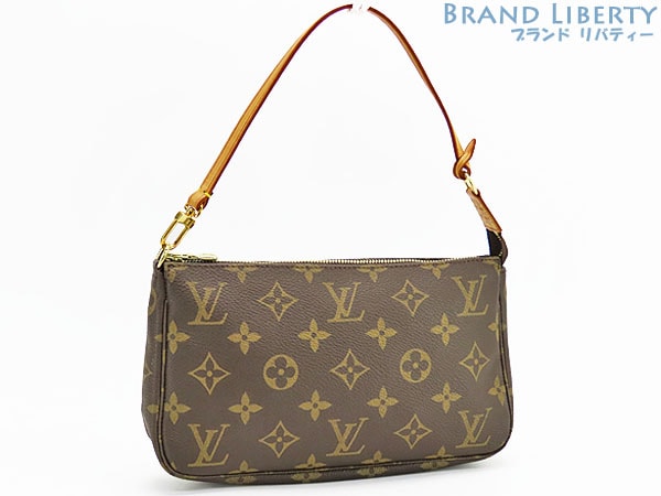 ほぼ新品ルイヴィトンモノグラムポシェットアクセソワールアクセサリーポーチワンショルダーバッグハンドバッグM51980