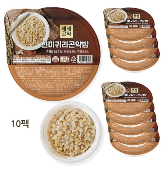 ポッキーこんにゃく100gあたり56kcal 玄米入りこんにゃくご飯 140g x 10パック_低カロリー