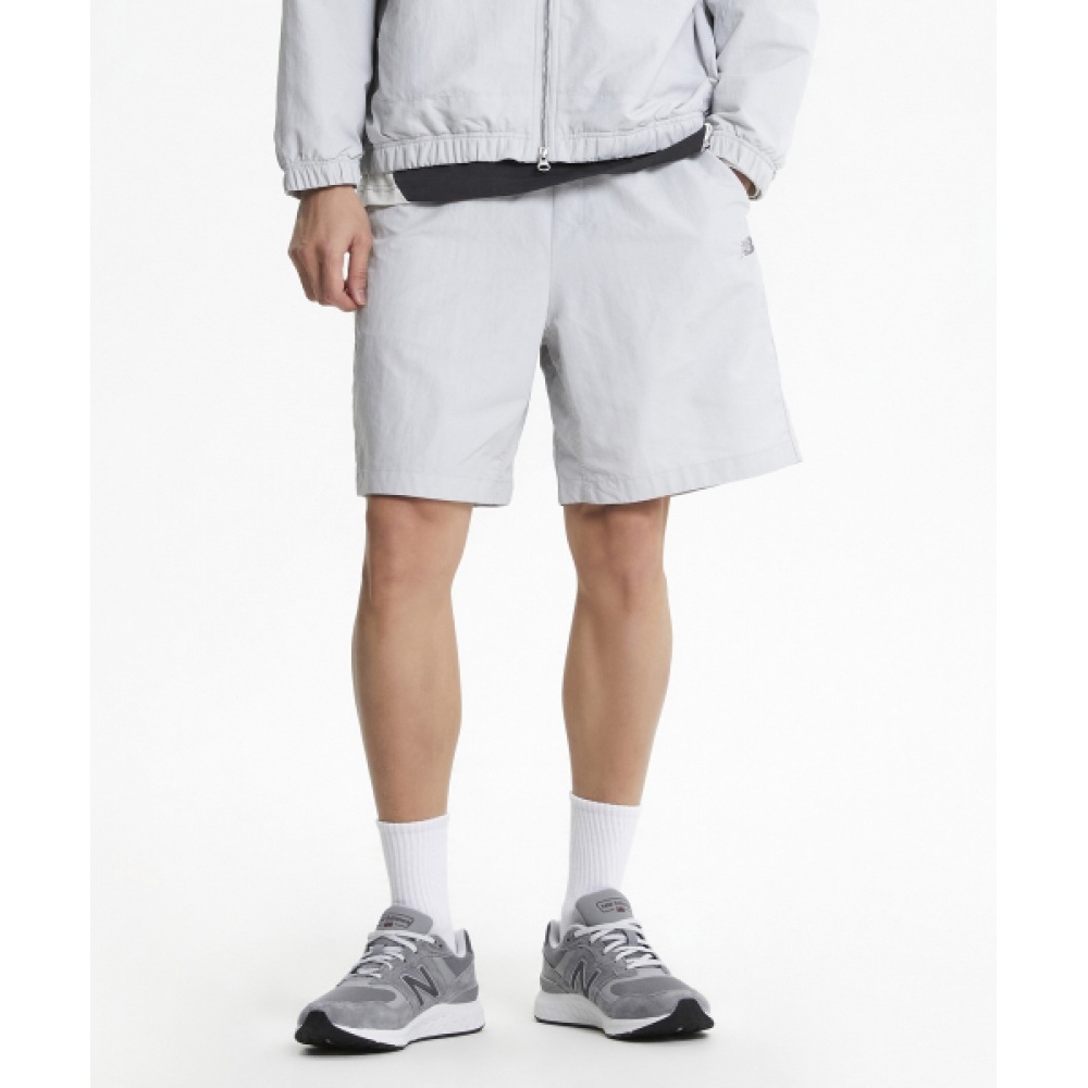 ニューバランス NBNVF21013/ユニヘリテージ 4.5 ショーツ (ライトグレー)