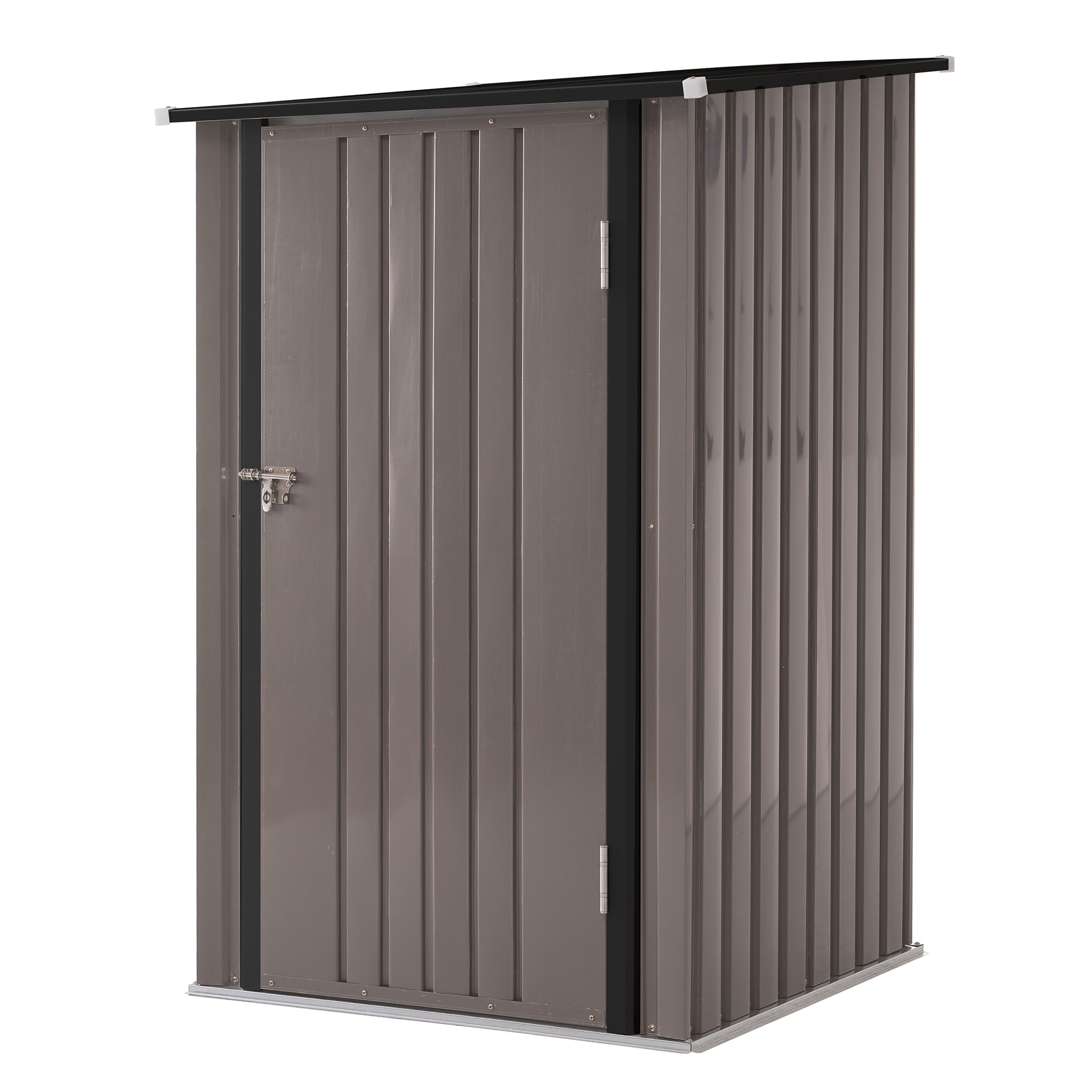 物置 屋外 スチール 倉庫 戸外収納庫 幅99*奥行き105*高160 物置き おしゃれ 大型 収納庫 屋外物置 防さび ベランダ 防水 ドア 引戸 スチール物置 屋外収納 ロック付き ガーデニング