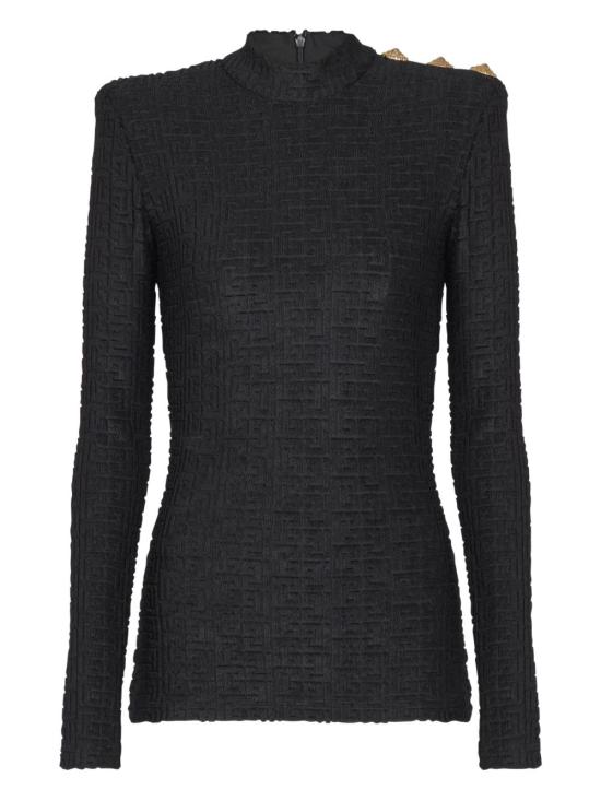 BALMAIN Women Sweater GF1AR962 JL420PA Black