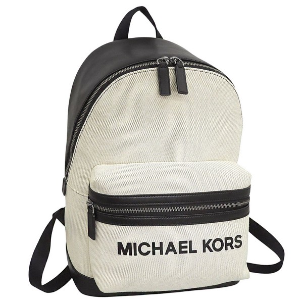 マイケルコース バッグ レディース リュックサック アウトレット ホワイト×ブラック 37S5LCOB2C-096 MICHAEL KORS A4対応