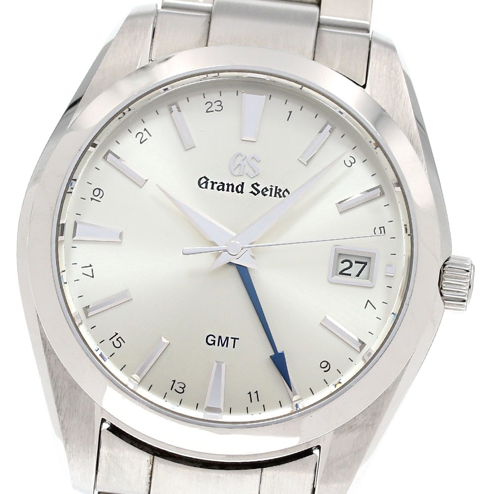 セイコー SEIKO SBGN011/9F86-0AF0 グランドセイコー ヘリテージコレクション GMT デイト クォーツ メンズ _841342【中古】