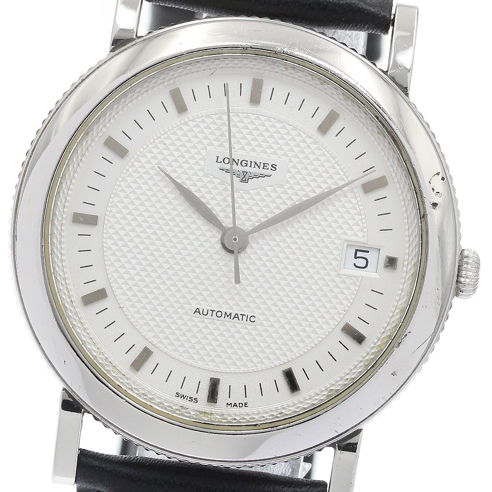 ロンジン LONGINES L4.647.4 クラシック アーネスト フランシロン デイト 自動巻き メンズ _935752【中古】