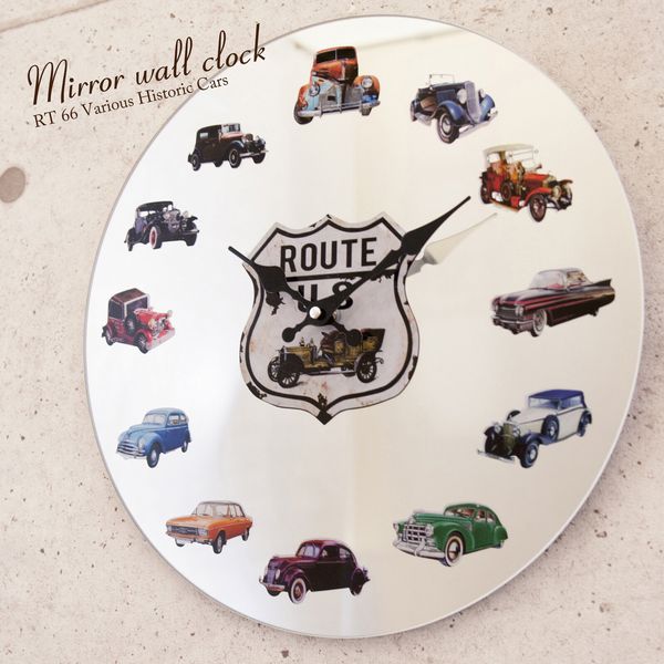 掛け時計 壁掛け時計 インテリア時計 家具 インテリア 掛時計 ミラーウォールクロック RT 66 3 5,134円