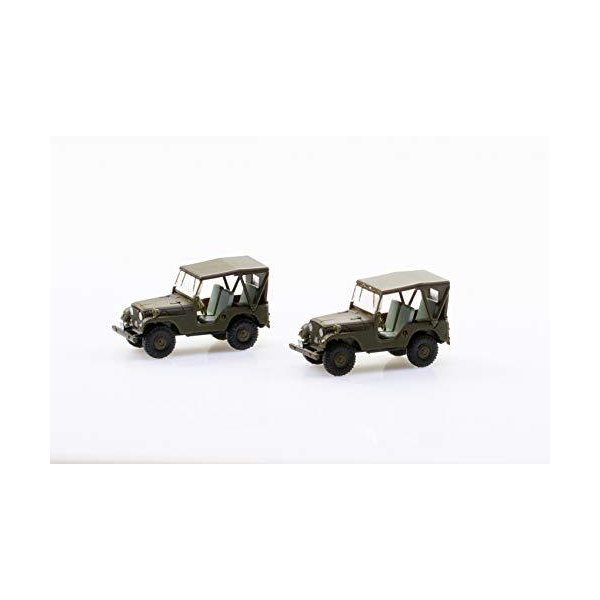 Arwci ACE 85005105 1/87 Set mit 2 Willy s Armee-Jeep M38A1 Die-Cast Collectors Models 並行輸入品