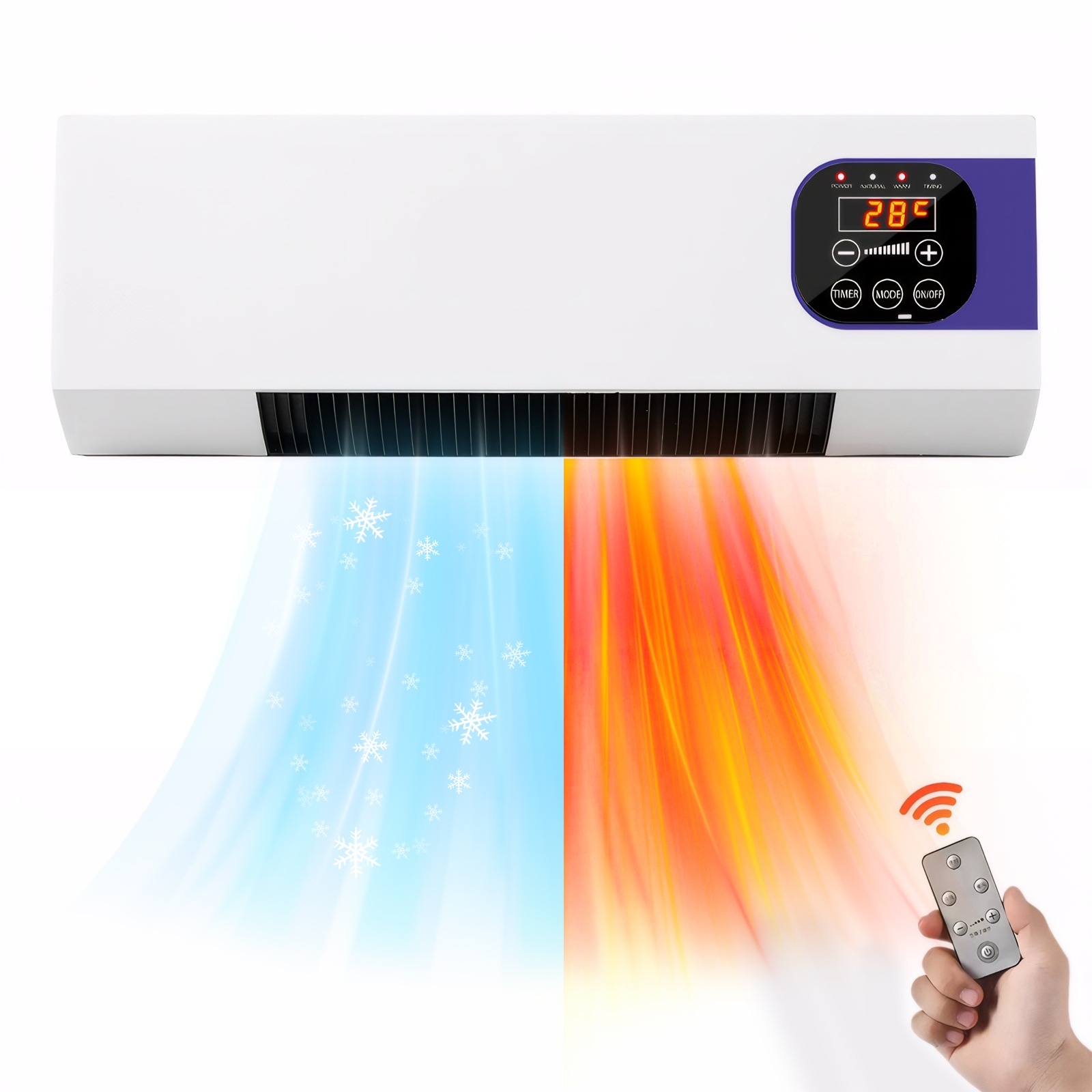 ミニポータブルエアコン 移動式 家庭用 壁掛け 工事不要 小型 排熱なし 置き型 室外機なし ダクトレスエアコン