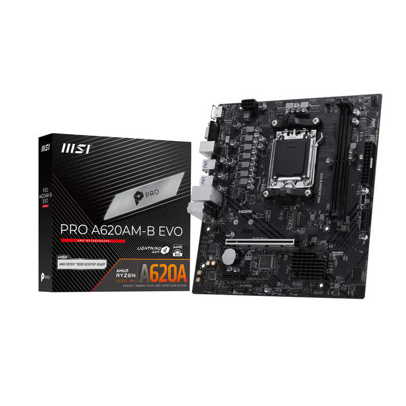 MSI　マザーボード(Socket AM5) ［MicroATX］　PRO A620AM-B EVO