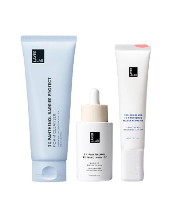 [26SS/New][BEST]バリア機能改善3点セット（パンテノールセラム50ml＋クリーム60ml＋クレンジングフォーム150ml）