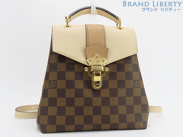 Qoo10] Louis Vuitton 新品同様ルイヴィトンダミエクラプトンバッ