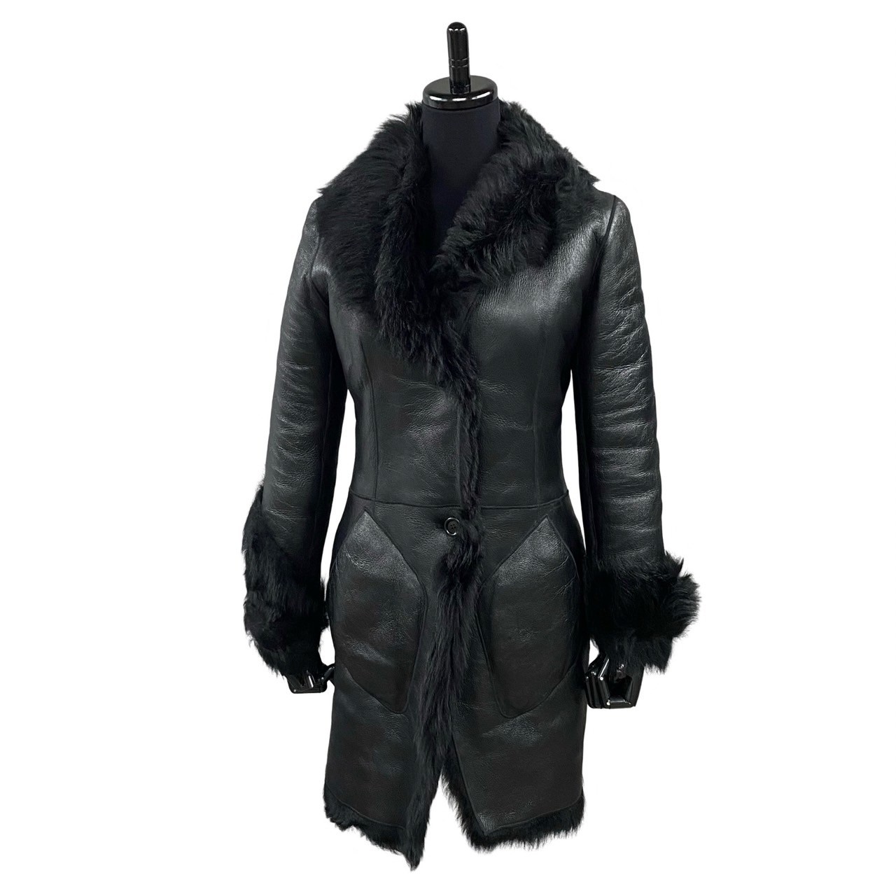 ロエベ LOEWE ムートン コート