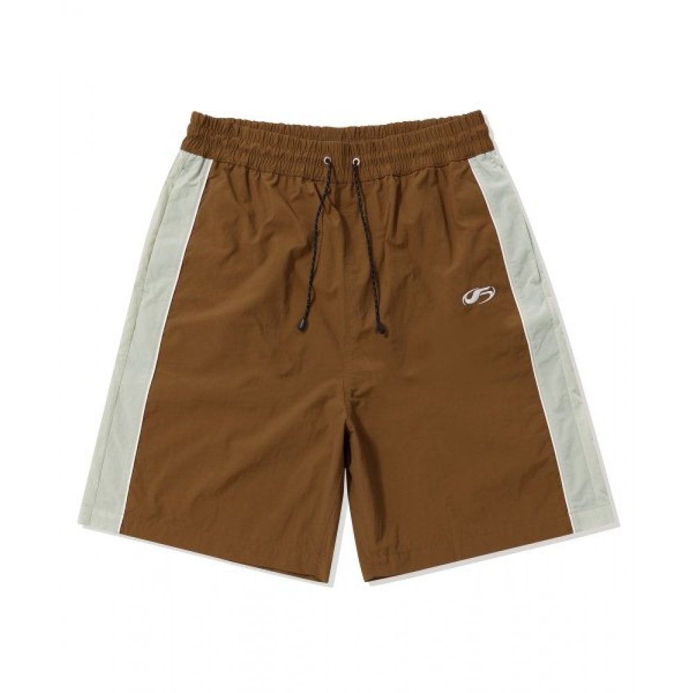 フィルミネイトスポーティーシンボルロゴショーツ-ブラウン