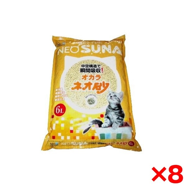 【8個セット】 ネオ砂オカラ6L