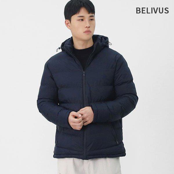 ビリバース 男性 デイリー 冬 暖かい ヘビー ウェルロン パーカー ナイロン フード パディング ジャンパー BBLT053