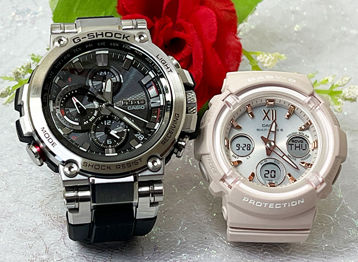 恋人たちのGショックペアウォッチ gショック G-SHOCK BABY-G 人気 婚約　夫婦 高級　クリスマス プレゼント おすすめペア腕時計 カシオ 2本セット gショック 電波ソーラー MTG